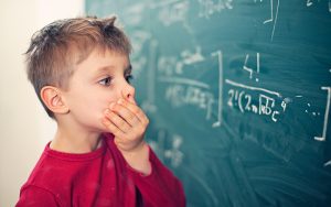 Little Boy At The Blackboard