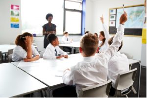 Children in a schoolroom