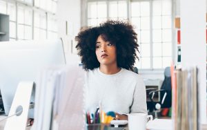 Unhappy Millennial At Work