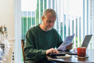 Man looking for work